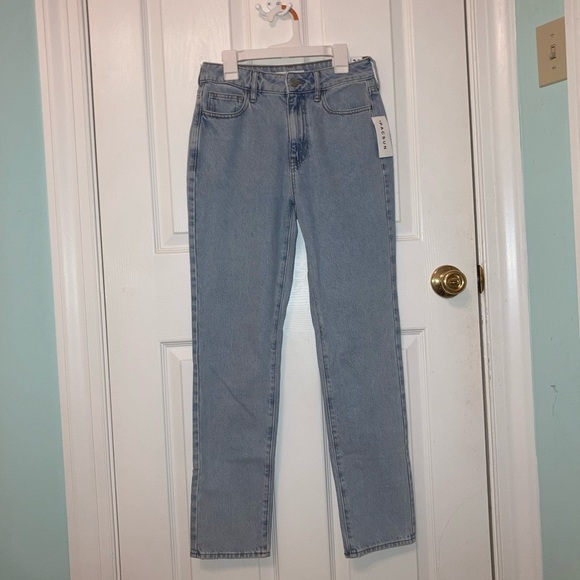 NWT Pacsun High-Rise Mom Jeans in Medium Indigo Light Wash - Picture 1 of 11